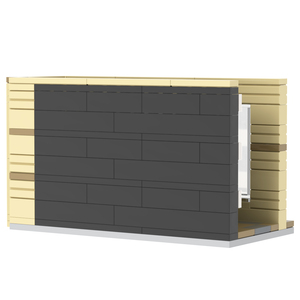 Estación de Policía de Ciudad MOC, Área de Detención, Mini Escenas, Modelo de Bloques de Construcción de Plástico para Niños, Juguetes MOC4137 - Product Image 5