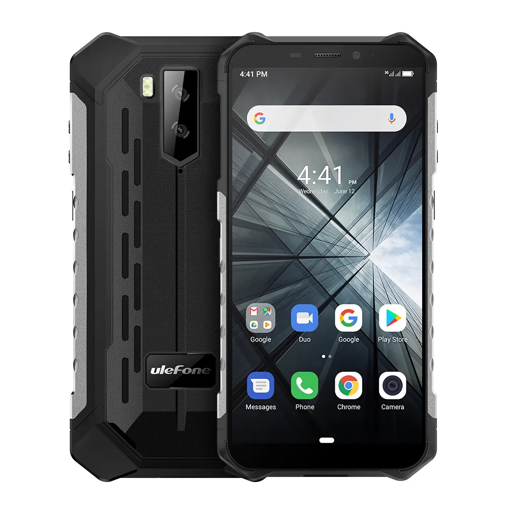 IP68 Hot Selling Original Ulefone Armor X3 Android 9.0 System 2GB+32GB 5.5 Inch Screen 3G Mobile Phones HK Spot