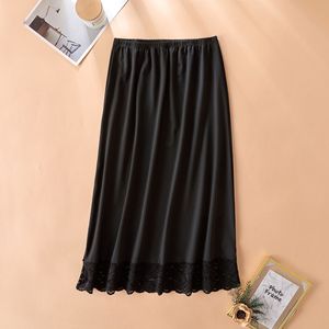 2 longueurs de jupes de base en modal pour femme, jupons en dentelle, sous-vêtements, jupes courtes, jupons longs - Product Image 6