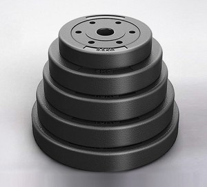 Stampi per bilanciere con piastre in ghisa da competizione calibrate strumenti di allenamento per palestra in gomma - Product Image 2