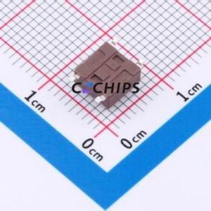 TSB06321-038D332DH-R1000 Tactile <b>Switch</b> SMD-4P,6.1x6.1mm <b>Switch</b> Single Pole Single Throw Round Button 1.8N Horizontal Mount - Product Image 2