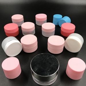 White Color 10 Gr Matte Cream Container Packaging Cosmetic <b>Jars</b> Container 15 ml Eco Friendly Cosmetic Container PP <b>Jars</b> <b>Plastic</b> - Product Image 2