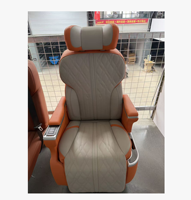Asiento Aero de Lujo GZYLC para Furgoneta Comercial, Compatible con Benz W447 Vito V-Class V250 V300 Metris, Asiento de Coche, Sofá Cama, Alphard, Sprinter, en Cuero