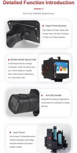 Impresora de inyección de tinta automática, portátil, fecha de caducidad, TIJ 2,5, mini impresora con número de lote, impresora de mano - Product Image 5