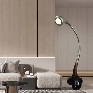 Lámpara de Pie de Resina con Escultura de Rama de Árbol de Estilo Nórdico Posmoderno, Fuente de Luz LED, Iluminación Decorativa para Sala de Estar - Product Image 2