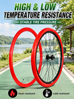 Chambre à air légère en TPU MOTSUV, résistante aux crevaisons, durable, haute résistance, compatible avec les valves Schrader en alliage pour vélo