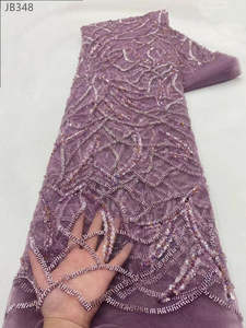 Vente en gros <span class=keywords><strong>pas</strong></span> <span class=keywords><strong>cher</strong></span> prix bling bling brillant paillettes broderie français maille matériel dentelle tissu pour femmes <span class=keywords><strong>robe</strong></span> - Product Image 2