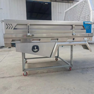 Custom-Fit Dual Cab Aluminium Ute Cargo Tray Canopy with Under-Mount <b>Tool</b> <b>Storage</b> for Safe Hauling & Commercial Vehicle Ap - Product Image 1