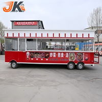 Nouvelle remorque de restauration mobile pour la vente de nourriture rapide en extérieur, café, burgers, frites, glaces, barbecue, camion de nourriture mobile sur roues