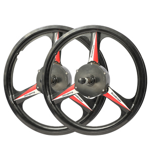 Moteur de vélo électrique CZJB 20/26 pouces 36v avant/arrière 350W en alliage de magnésium sans balais - Product Image 4