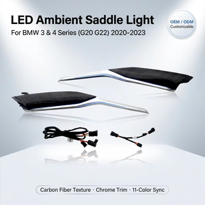 Lumière ambiante pour console centrale VENDAR pour BMW Série 3 G20 / Série 4 G22 2020-2023, lampe de remplacement LED pour l'intérieur de la voiture - Product Image 1