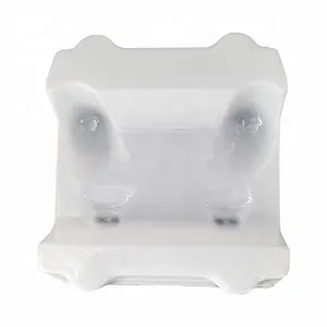 Personnaliser en plastique blanc POUR ANIMAUX DE COMPAGNIE emballage blister pour console de jeux, produits électroniques dur blister emballage pour l'affichage