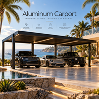 Abri de voiture commercial en aluminium, pergola, abri de stationnement multi-voitures sur mesure, auvent extérieur pour véhicules, fournisseur d'usine en gros