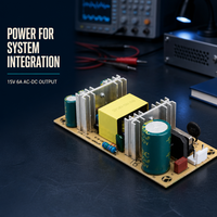 Alimentation à découpage AC/DC isolée ultra-mince 15V 6A 90W en gros pour amplificateur audio, éclairage de scène LED, maison intelligente CE