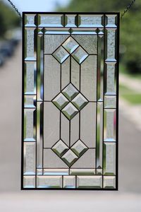 Bên Ngoài Cửa Với Kính Màu Bevel Kính Kính Màu Cửa Sổ Treo Bảng Cho Cây Ngang Cửa Sổ - Product Image 5