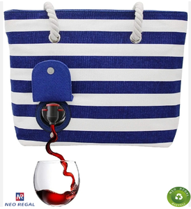 Кулер с логотипом на заказ, сумка для винного кошелька, многоразовая сумка-тоут со скрытым изолированным отсеком - Product Image 1