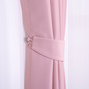 Tout nouveau produit rentable 100% polyester revêtement rose couleur porte coulissante <span class=keywords><strong>panneau</strong></span> rideaux pour le confort de la maison - Product Image 4