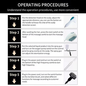 Analyseur <span class=keywords><strong>de</strong></span> cuir chevelu, <span class=keywords><strong>de</strong></span> cheveux et <span class=keywords><strong>de</strong></span> peau avec technologie intelligente IA, <span class=keywords><strong>massage</strong></span> par vibration, analyse faciale - Product Image 3