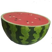 Frutas Artificiales de Plástico, Simulación de Plátano, Manzana y Sandía, Moldeadas por Inyección, 10 cm, Pequeñas, para Halloween, Hogar, Bodas y Decoración de Habitaciones