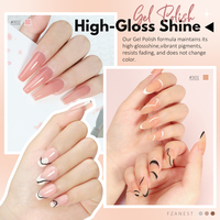 FZN Gel Vernis À Ongles Vernis Gel Gelée Nude Ensemble Sheer Naturel Laiteux Rose Collection Soak Off LED UV Vernis Nail Art Manucure Kit