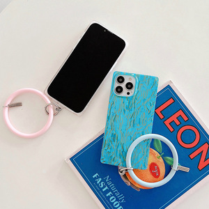 Accessoire pour téléphone portable universel pour <span class=keywords><strong>Iphone</strong></span> 8, <span class=keywords><strong>coque</strong></span> arrière au Design personnalisé <span class=keywords><strong>avec</strong></span> bracelet et chaîne - Product Image 2