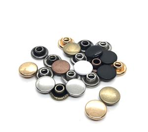 Wholesale custom Metal Brass <strong>double</strong> cap cheap metal jeans rivet for shoes bag cloth leather bag Accessories <strong>Button</strong> Rivet - Product Image 5