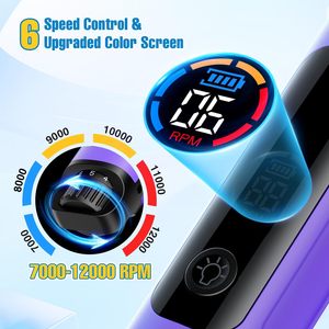 Producto Popular para el Cuidado de Mascotas, Tendencia 2026, Cortaúñas Silencioso Recargable de 6 Velocidades con Pantalla LCD para Perros y Gatos Pequeños, Medianos y Grandes - Product Image 2
