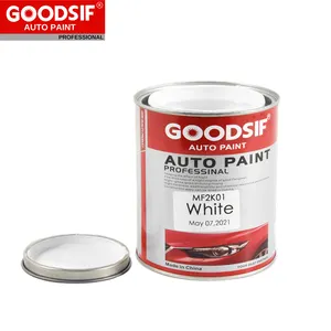 GOODSIF Atacado Reparação Automotiva Paint Factory 1K 2K cor sólida clara Topcoat Auto laca pintura do carro com endurecedor