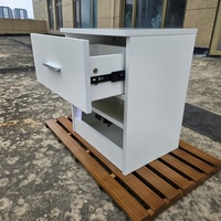 Organisateur de bijoux en bois moderne à double couche avec compartiment caché, écologique
