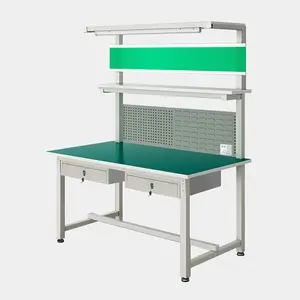 High Quality Production Garage ESD Work Table Modular Soldering Workbench with Drawers