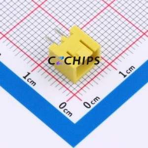 ZX-HA2.54-2PZZ-Y Wire-to-Board Pin Header Through hole Component (THT),P=2.5mm Connector 1x2P 2.5mm Through Hole XHB - Product Image 1