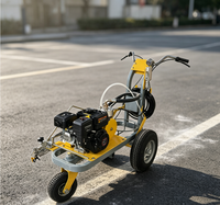 Machine de marquage routier à pulvérisation à froid avec pompe à diaphragme à essence, haute pression stable, pour parkings et applications municipales - Offre Spéciale