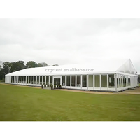 Meilleur Prix Tente Chapiteau d'Extérieur pour Mariages et Événements 10x10 20x10 Grande Tente Blanche pour Plus de 100 Personnes, Fêtes et Salons Professionnels