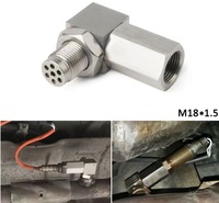 Adaptateur de joint de capteur d'oxygène M18*1.5 à 90 degrés, suppresseur de voyant de diagnostic moteur, mini catalyseur à trois voies
