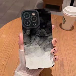 Coque de téléphone portable en TPU avec peinture à l'encre graduelle électro-plaquée noir et blanc pour <span class=keywords><strong>iPhone</strong></span> 7 8 X <span class=keywords><strong>XR</strong></span> XS 11 12 13 14 15 16 17 Pro Max - Product Image 6