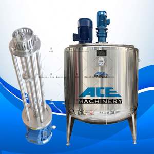 Tanque de Mezcla de Acero Inoxidable con Certificación CE, con Chaqueta de Calentamiento y Enfriamiento, Agitador Personalizado para Salsas, Cremas, Cosméticos y Productos Químicos - Product Image 4