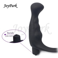 Masajeador de Próstata JoyPark, Vibrador de Punto G, Tapón Anal de Silicona Suave, Impermeable IPX5, 10 Velocidades, Ecológico, Juguete Sexual con Batería