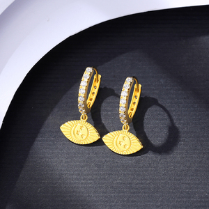 CZCITY-pendientes de aro con forma de aro para mujer, joyería coreana con diseño llamativo, Clip a la moda, Plata de Ley 925 - Product Image 5