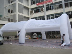 Carpa Inflable Oxford Impermeable para las Cuatro Estaciones, Plegable, con un Dormitorio, para Fiestas y Eventos - Product Image 2