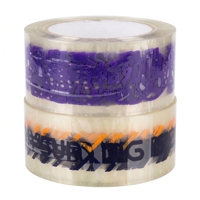 Ruban BOPP transparent personnalisé avec logo imprimé, ruban adhésif transparent personnalisé pour l'emballage et la fermeture des cartons