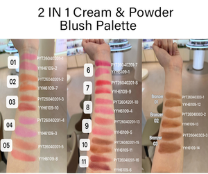 Palette de <span class=keywords><strong>blush</strong></span> et crème 2-en-1 de qualité supérieure, marque privée, maquillage longue tenue - Product Image 5