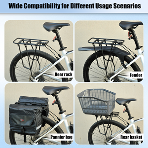 Giá để đồ phía sau xe đạp EasyDo Ebike, phụ kiện chuyển đổi xe đạp thành xe đạp điện, xe đạp thành xe đạp leo núi, chất liệu hợp kim nhôm siêu bền, giá để hành lý phía sau xe đạp - Product Image 6