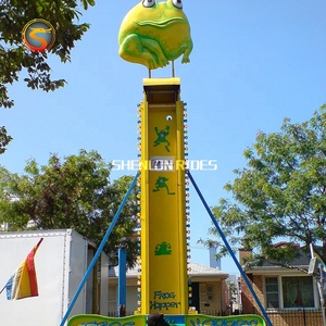 Parque de Atracciones de temática para niños, parque de juegos eléctrico al aire libre, topes de salto de rana, mini torre de gota de cielo - Product Image 2