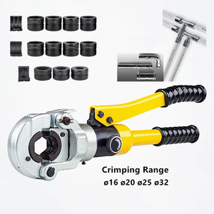 Portable Heavy-Duty 10T HVAC <strong>Copper</strong> <strong>Pipe</strong> Press <strong>Tool</strong> Machine Carbon Steel Fittings Electric Hydraulic <strong>Crimping</strong> <strong>Tools</strong> TH16 32 Dies - Product Image 2