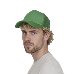 Casquette de camionneur personnalisée, devant en mousse respirante, dos en maille respirante, fermeture à pression en plastique réglable, pour hommes et femmes, logo personnalisé - Product Image 3