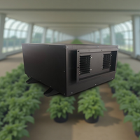 Deshumidificador Comercial de Techo con Carcasa Metálica de 480L/día, Secador de Aire por Conductos para Cuartos de Cultivo, Laboratorios, Invernaderos y Granjas