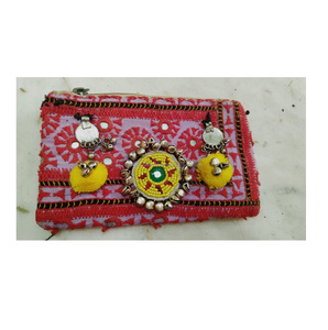 Jaipur boutique en ligne Boho Banjara pochette tissu sacs de soirée élégant et élégant conçu pour les femmes - Product Image 2