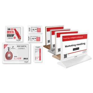 Etiqueta de electrones de batería Venta al por menor Tienda de comestibles Borde Etiqueta de precio de papel electrónico Etiqueta de estante electrónico Esl Pantalla de tinta electrónica Mesa de Conferencia - Product Image 1