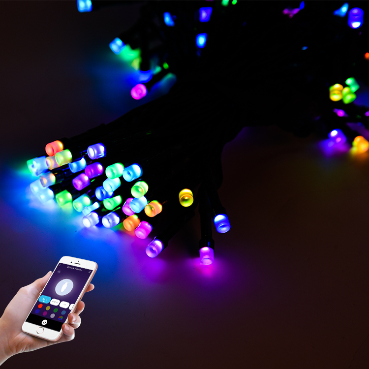 Умная светодиодная гирлянда с Wi-Fi, RGB-подсветкой
