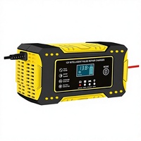 Chargeur de batterie intelligent multifonction 12V 6A pour moto, chargeur de batterie de voiture à réparation par impulsions 72W